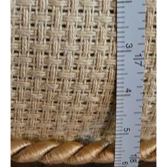 Cross-Stitch Pillow Cat & Kitten Floral Cottage Core 18 x19" Animal Lovers - Picture 2 of 3